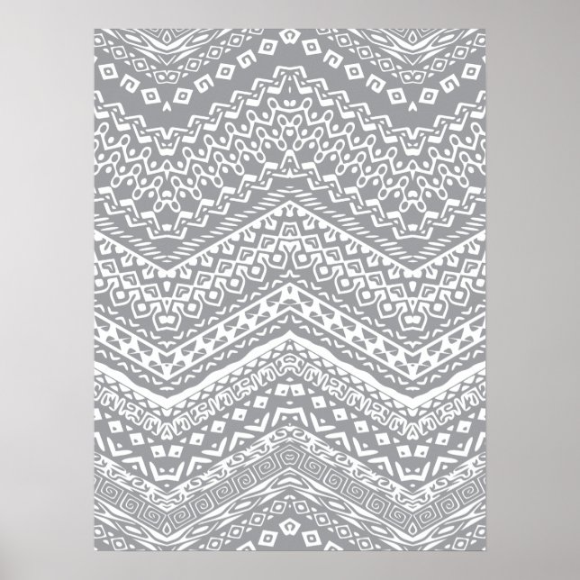 Poster Motifs ethniques 6 (Devant)