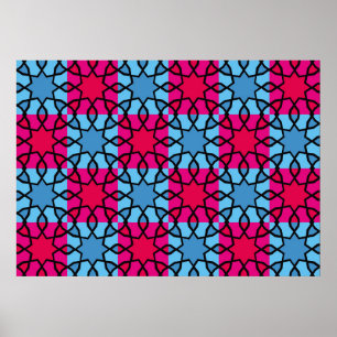 Poster Motifs géométriques islamiques, qui sont très gent