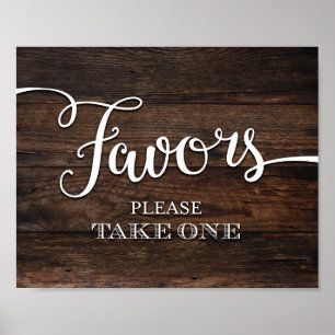 Poster MOTIFS Rustiques Chic Signer Imprimer