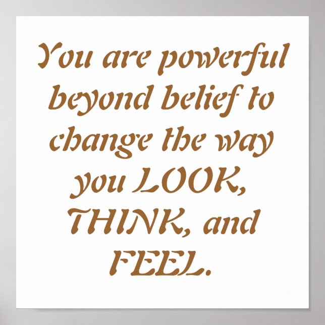 Poster Motivation à l'exercice (Devant)