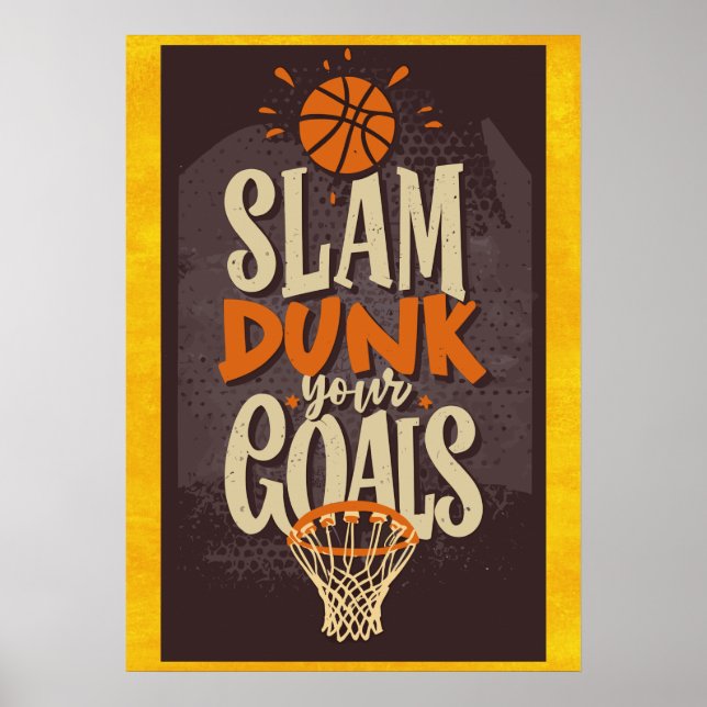 Poster Motivation Basketball (Devant)