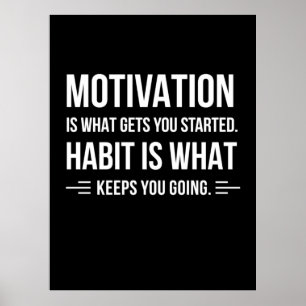 Poster Motivation Cadeau Anniversaire Est Ce Qui Vous A C