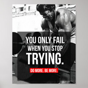 Poster Motivation de la musculation