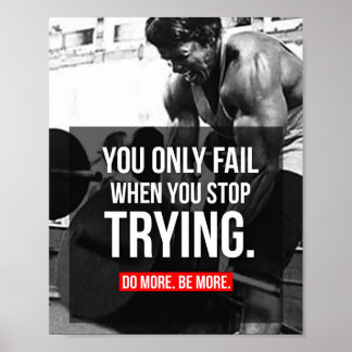 Poster Motivation de la musculation