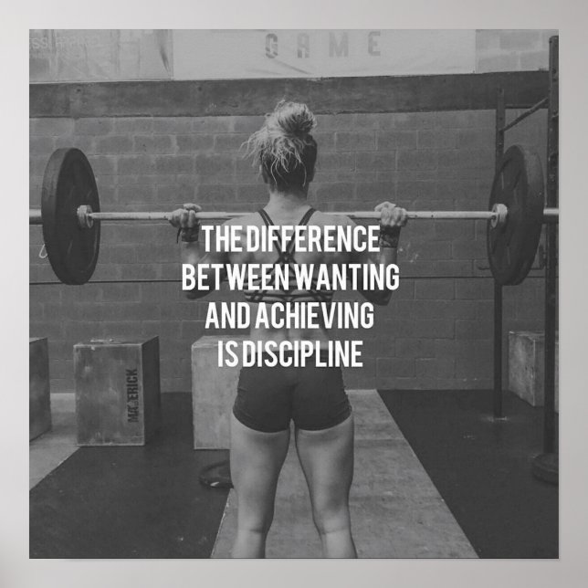 Poster Motivation de l'entraînement (Devant)