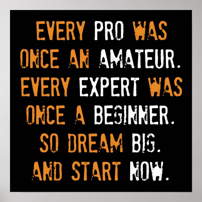 Poster Motivation de l'entraînement (Devant)