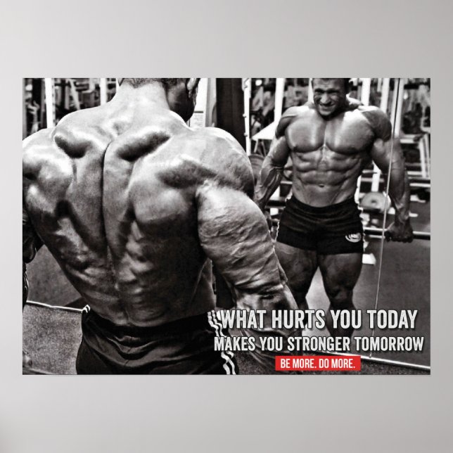 Poster Motivation de l'entraînement (Devant)