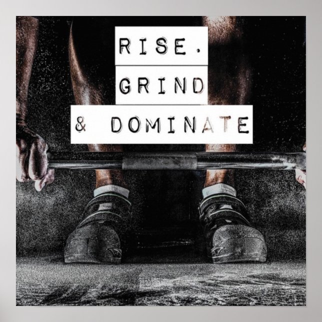 Poster Motivation de l'entraînement (Devant)