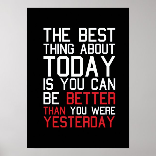 Poster Motivation de l'entraînement (Devant)