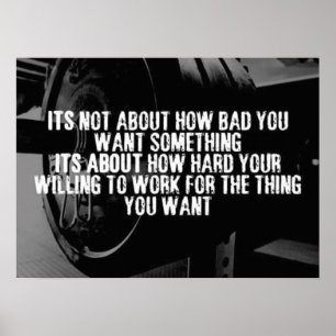 Poster Motivation de l'entraînement