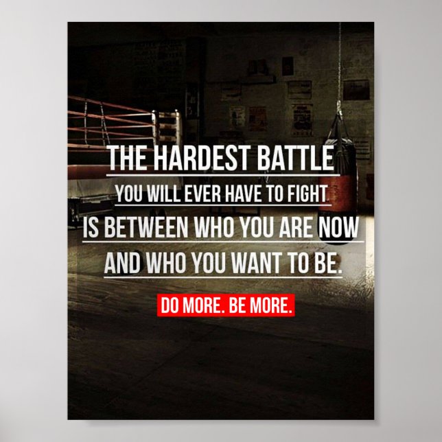 Poster Motivation de l'entraînement (Devant)