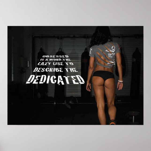 Poster Motivation de l'entraînement (Devant)