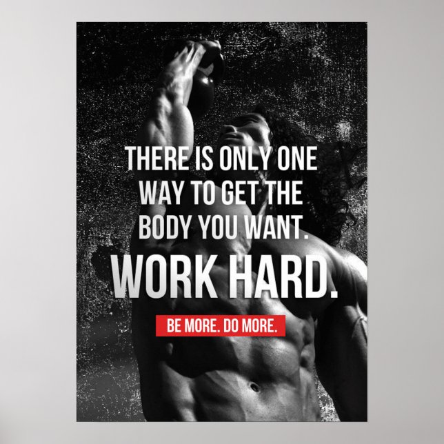 Poster Motivation de l'entraînement (Devant)