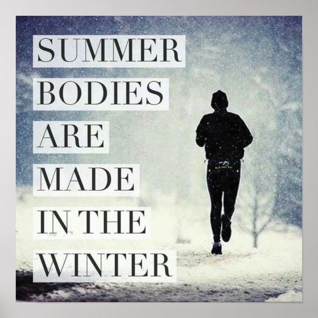 Poster Motivation de l'entraînement (Devant)