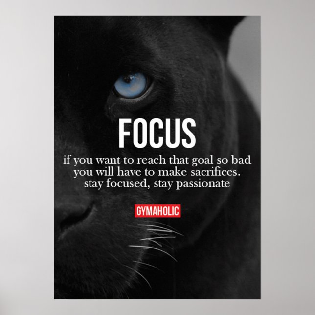 Poster Motivation de l'entraînement (Devant)