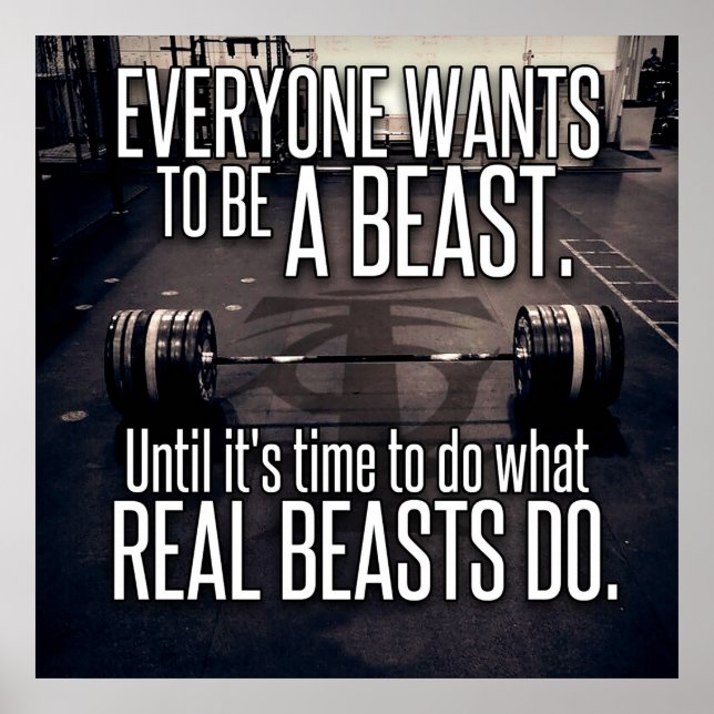 Poster Motivation de l'entraînement (Devant)