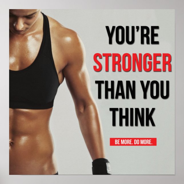 Poster Motivation de l'entraînement (Devant)