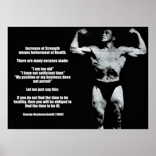 Poster Motivation de l'entraînement (Devant)