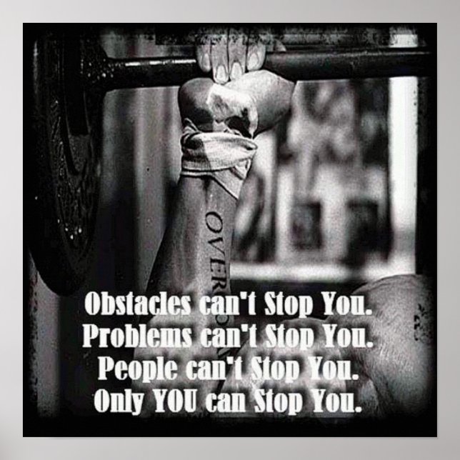 Poster Motivation de l'entraînement (Devant)