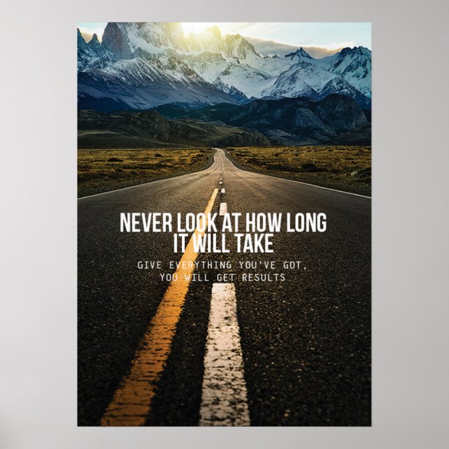 Poster Motivation de l'entraînement (Devant)