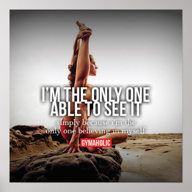 Poster Motivation de l'entraînement (Devant)