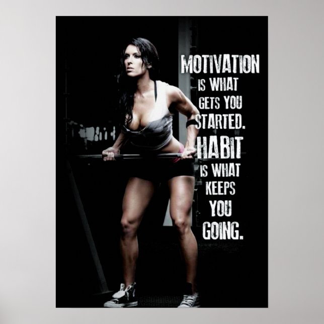 Poster Motivation de l'entraînement (Devant)