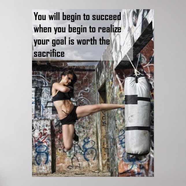 Poster Motivation de l'entraînement (Devant)