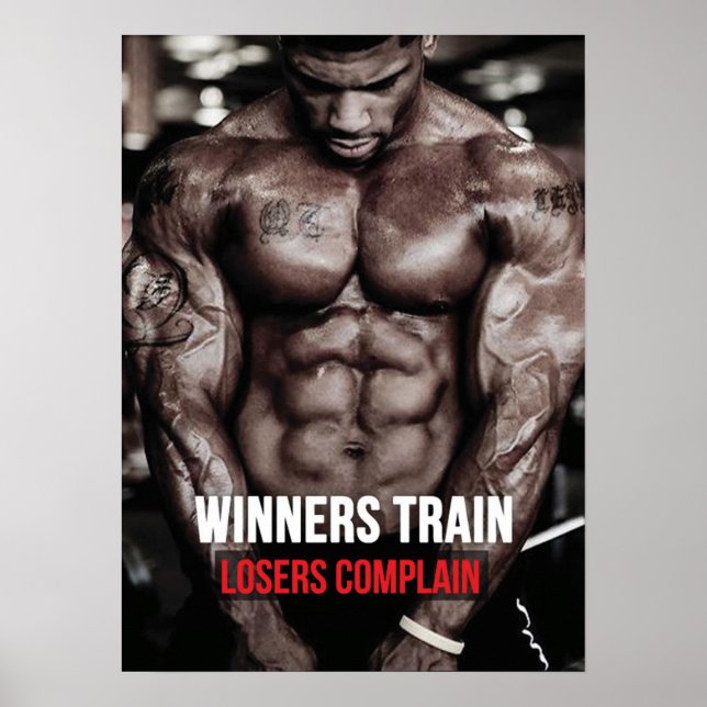 Poster Motivation de l'entraînement (Devant)