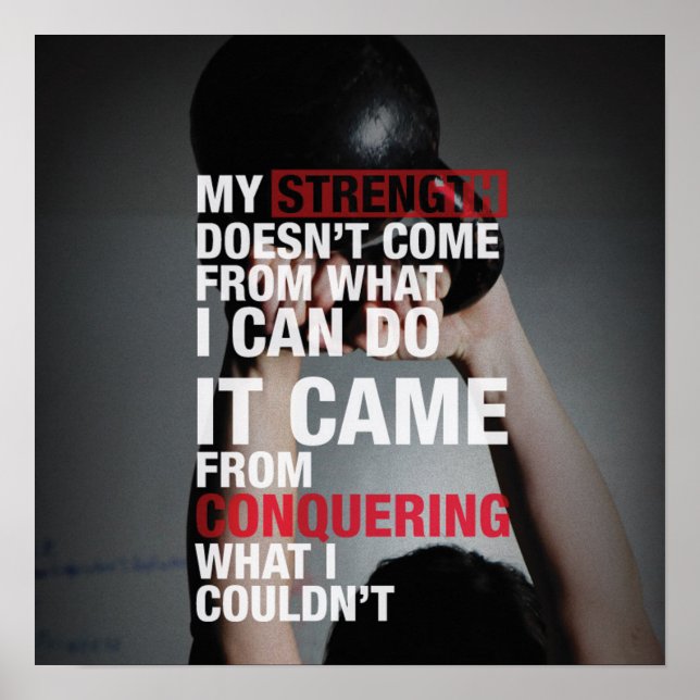 Poster Motivation de l'entraînement (Devant)