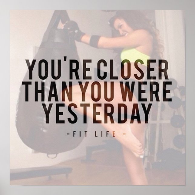 Poster Motivation de l'entraînement (Devant)