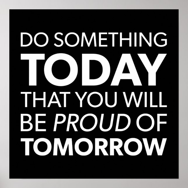 Poster Motivation de l'entraînement (Devant)