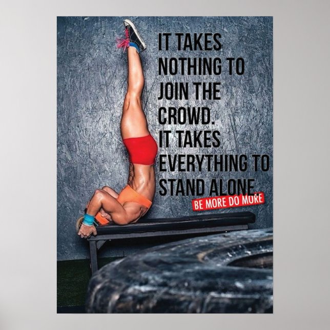 Poster Motivation de l'entraînement (Devant)