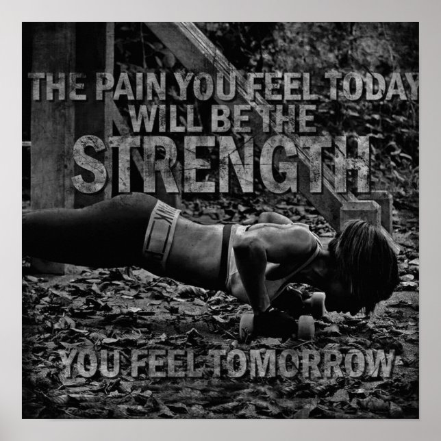 Poster Motivation de l'entraînement (Devant)