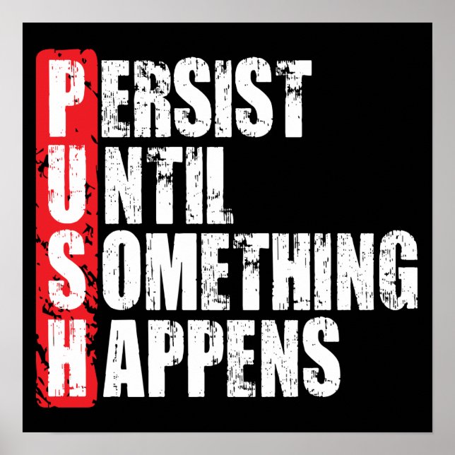 Poster Motivation de l'entraînement (Devant)