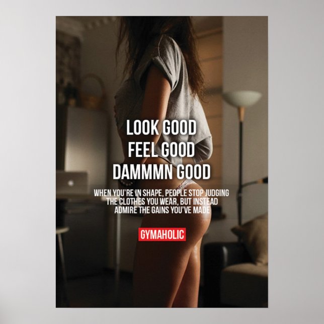 Poster Motivation de l'entraînement (Devant)