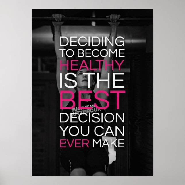 Poster Motivation de l'entraînement (Devant)