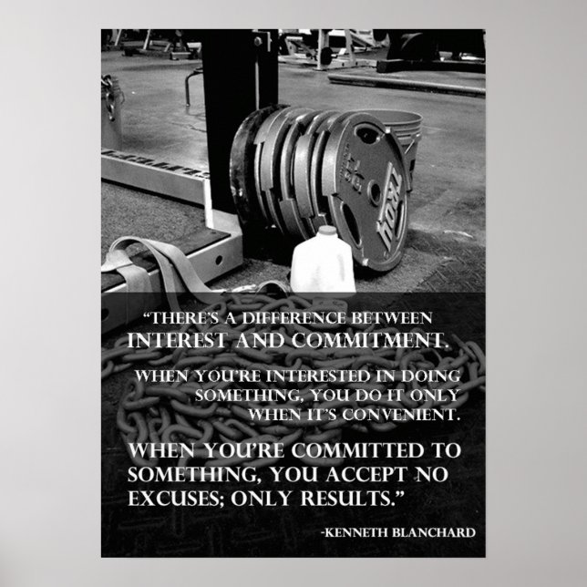 Poster Motivation de l'entraînement (Devant)