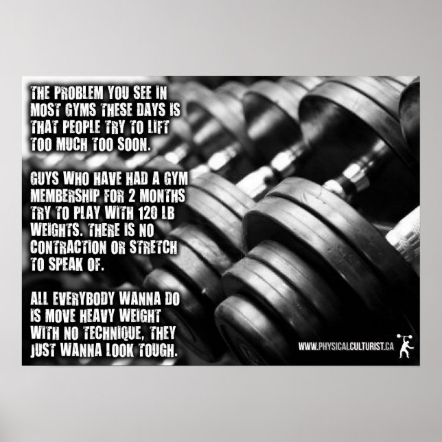 Poster Motivation de l'entraînement (Devant)