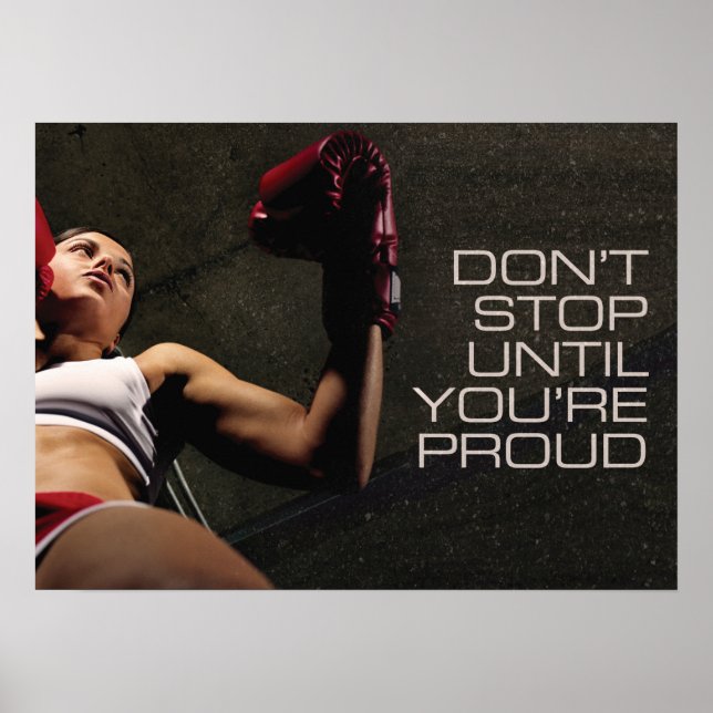 Poster Motivation de l'entraînement (Devant)