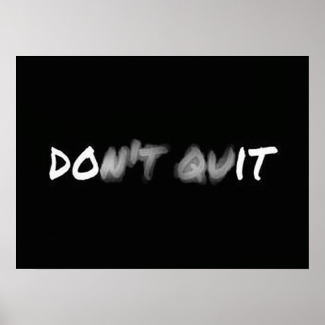 Poster Motivation de l'entraînement (Devant)