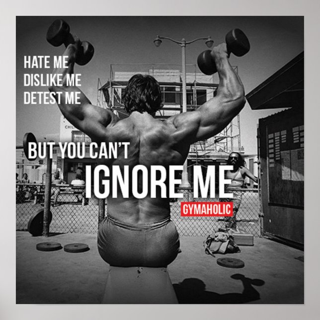 Poster Motivation de l'entraînement (Devant)