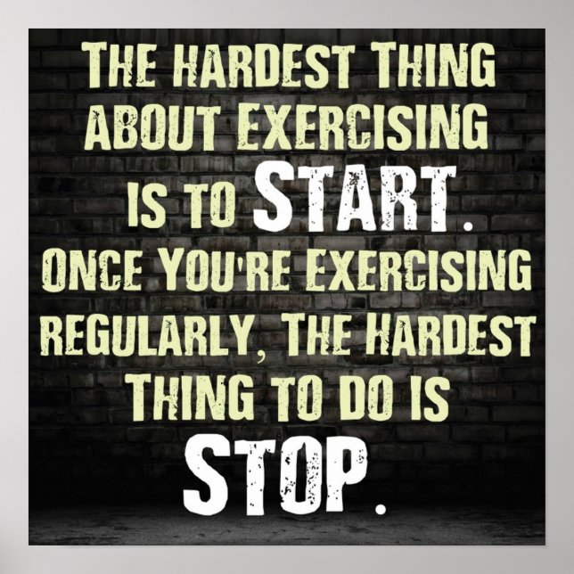 Poster Motivation de l'entraînement (Devant)