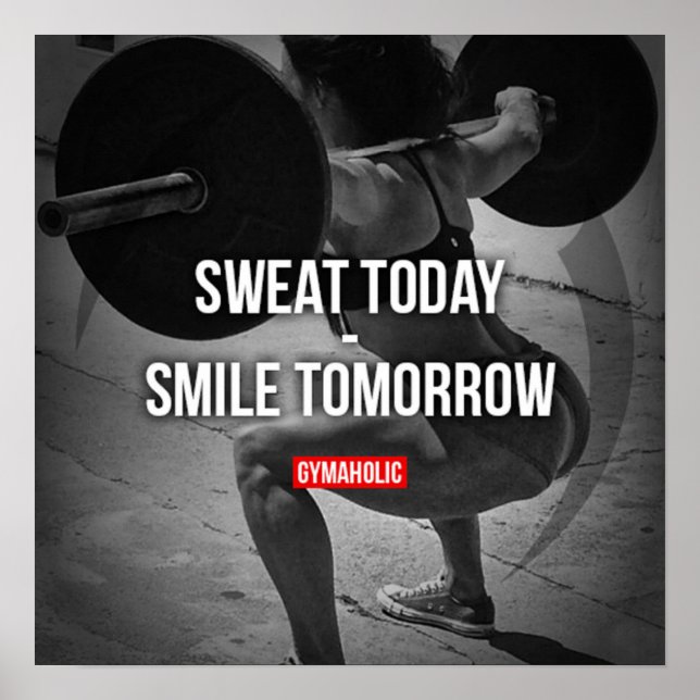 Poster Motivation de l'entraînement (Devant)