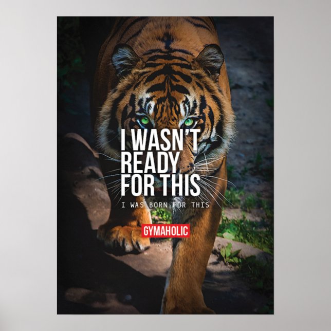 Poster Motivation de l'entraînement (Devant)