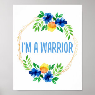 Poster Motivation des paroles pour lutter contre la vie