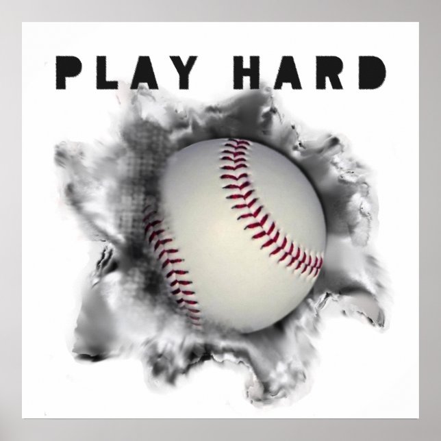 Poster Motivation du baseball (Devant)