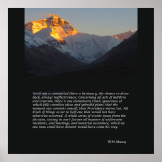 Poster Motivation du mont Everest