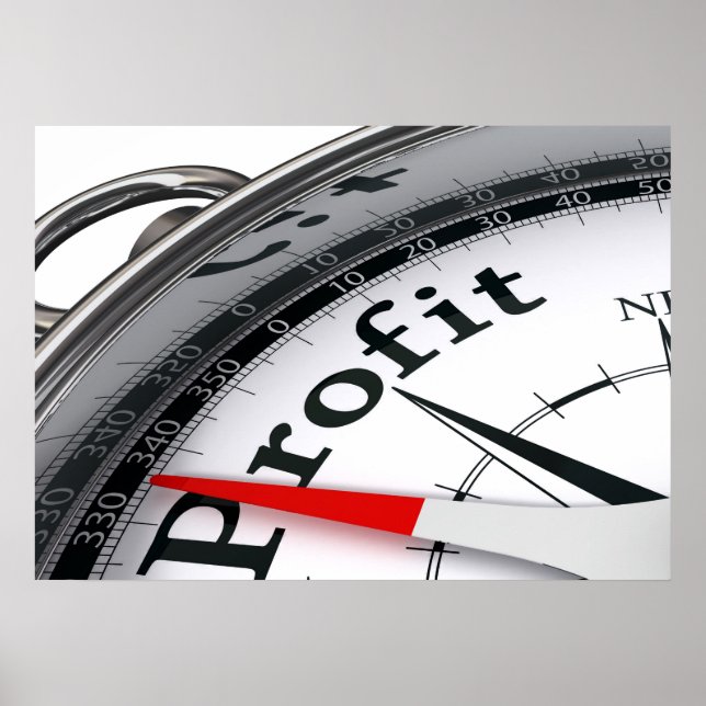 Poster Motivation du profit (Devant)
