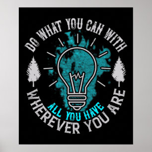 Poster Motivation - Faites ce que vous pouvez