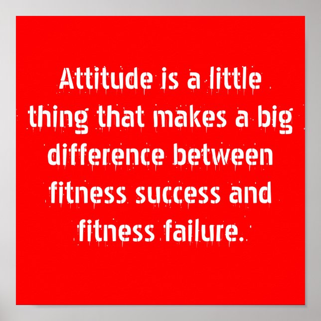 Poster Motivation fitness (Devant)